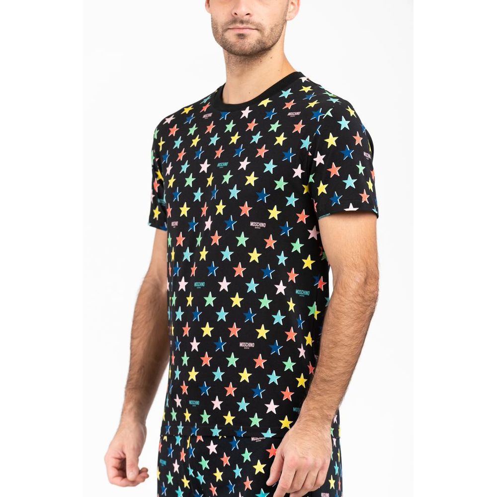 Camiseta Moschino de algodón negro