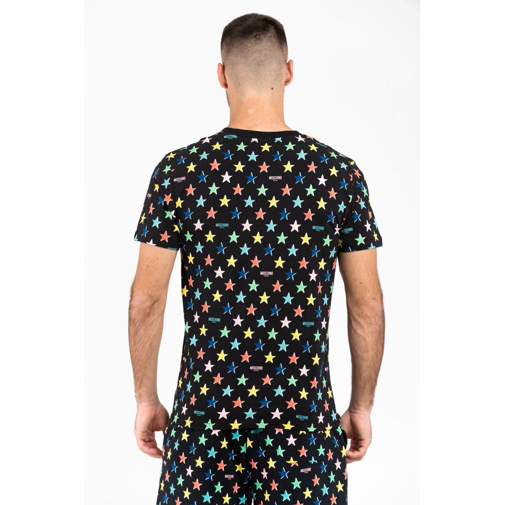 Camiseta Moschino de algodón negro