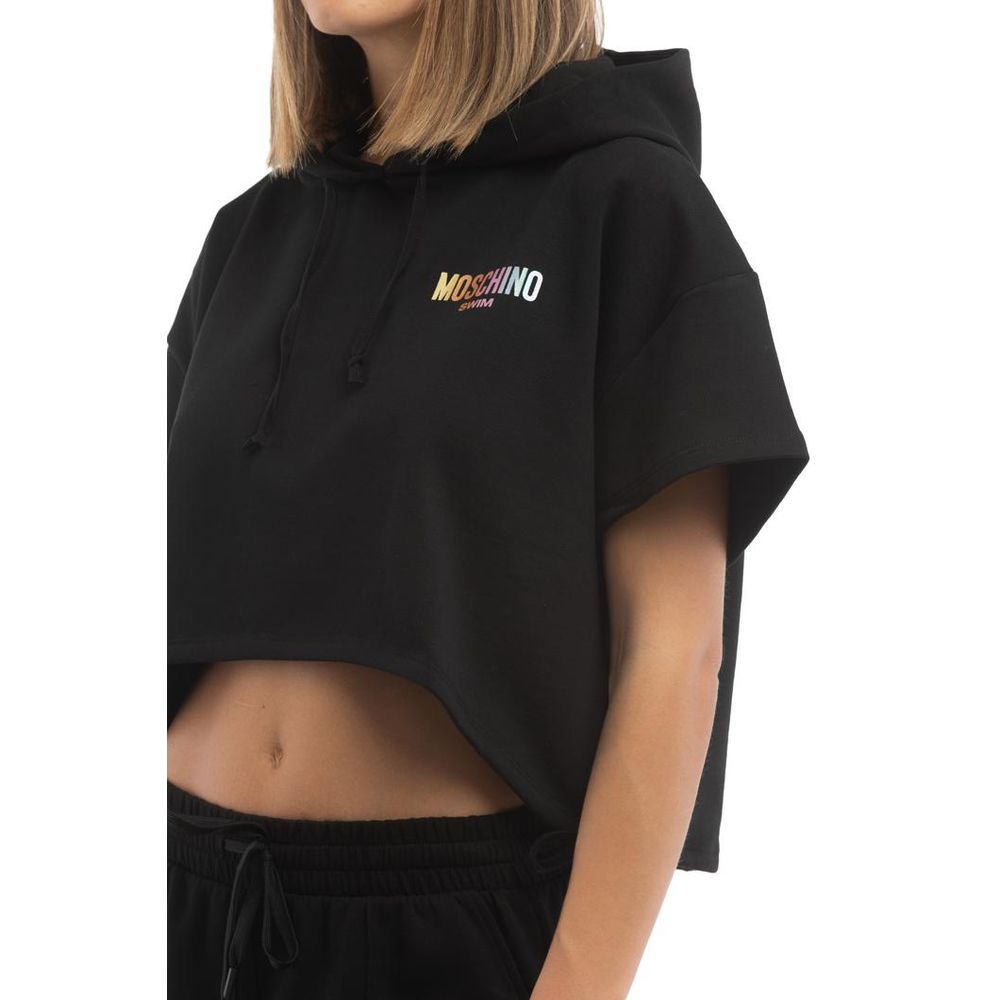 Moschino Black Cotton Sweatshirt