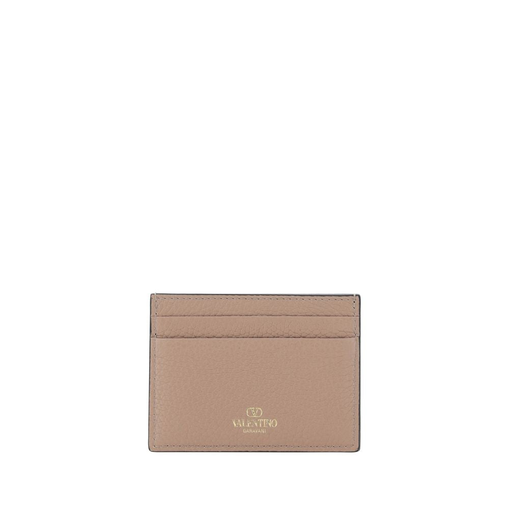 Valentino Garavani Pink Calf Leather Bos Taurus Wallet