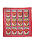 Dolce & Gabbana Pink DG Amore Print Neck Square Shawl 140cm x 135cm  Scarf