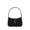 Saint Laurent Black Calf Leather Bos Taurus Shoulder Bag