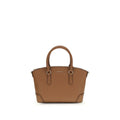 Michael Kors Brown Calf Leather Bos Taurus Shoulder Bag