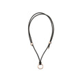 Brunello Cucinelli Brown Calf Leather Bos Taurus Keychain