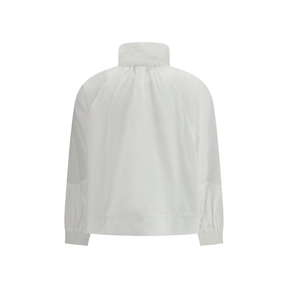 PINKO White Polyester Shell Jacket