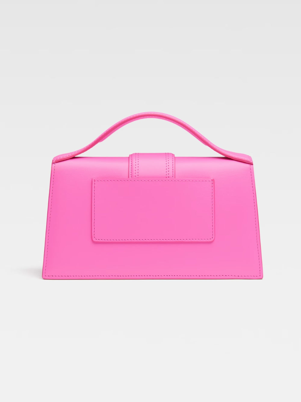Bolso Jacquemus Le Grand Bambino de Cuero Rosa Neón
