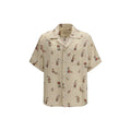 Valentino Multicolor Silk Pattern Shirt
