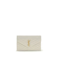 Saint Laurent Beige Calf Leather Bos Taurus Wallet