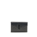 Saint Laurent Black Calf Leather Bos Taurus Wallet
