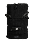 Dolce & Gabbana Bolso de Viaje Tipo Mochila con Cordón de Lana Tricot Negro