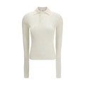 Camisa polo de seda blanca RIER