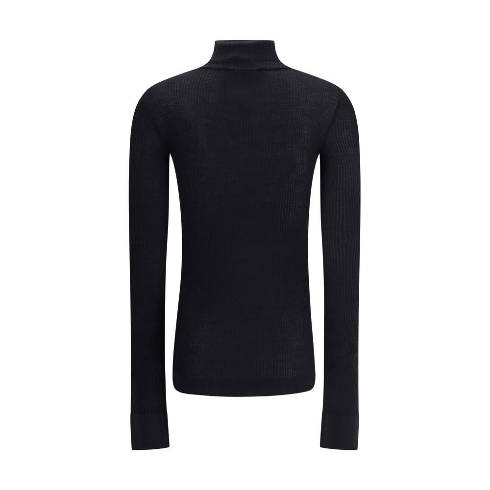 Lemaire Black Wool Top