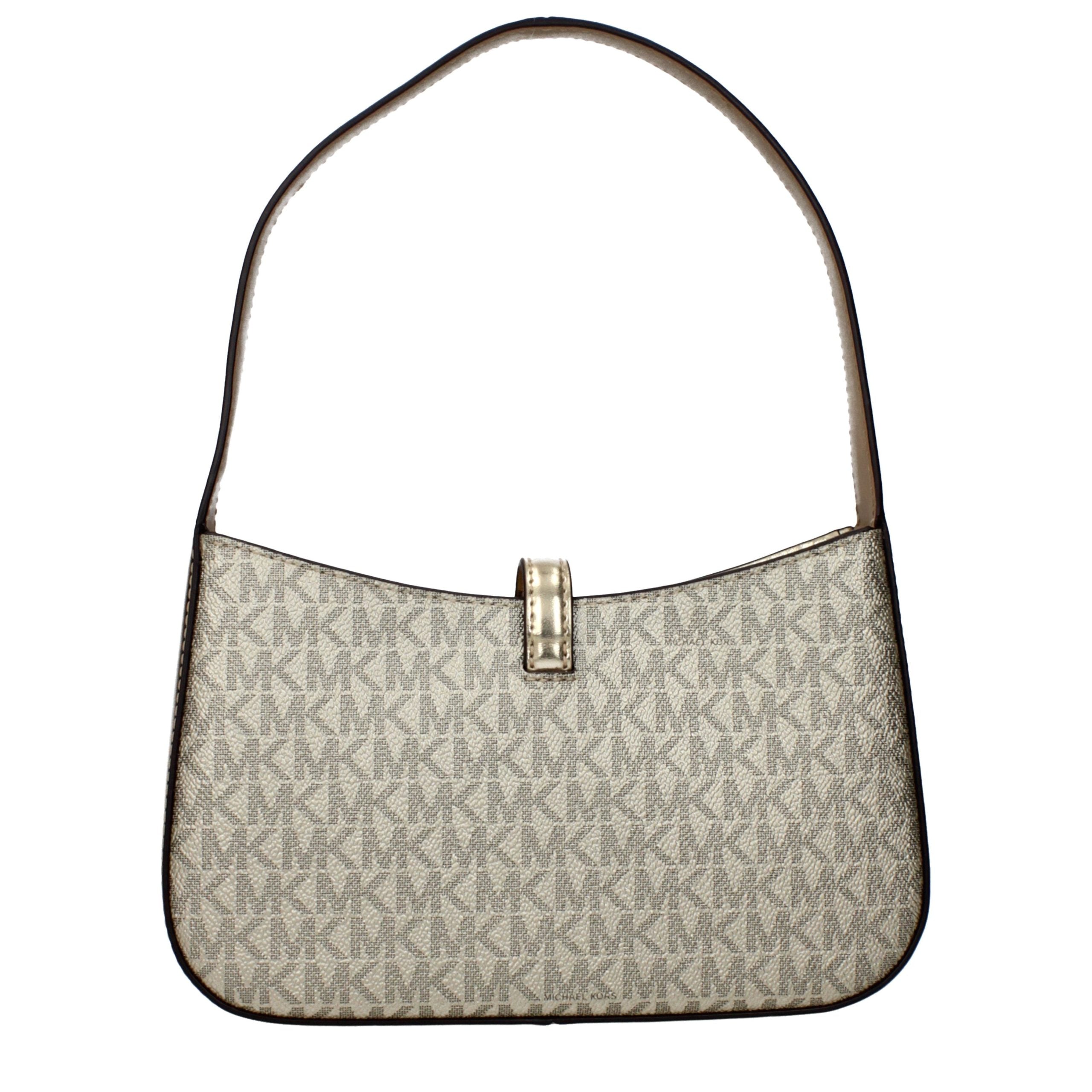 Bolso de tela dorado Michael Kors