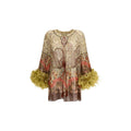 Valentino Multicolor Silk Top