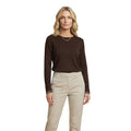 Street One Brown Cotton Long Sleeve T-Shirt