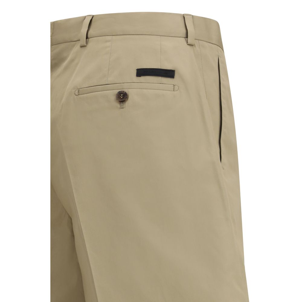 Prada Beige Cotton Shorts
