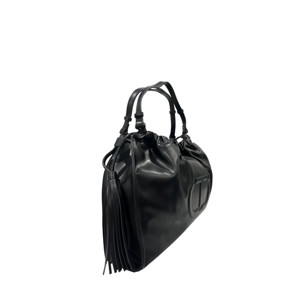 Twinset Black Polyethylene Clutch Bag