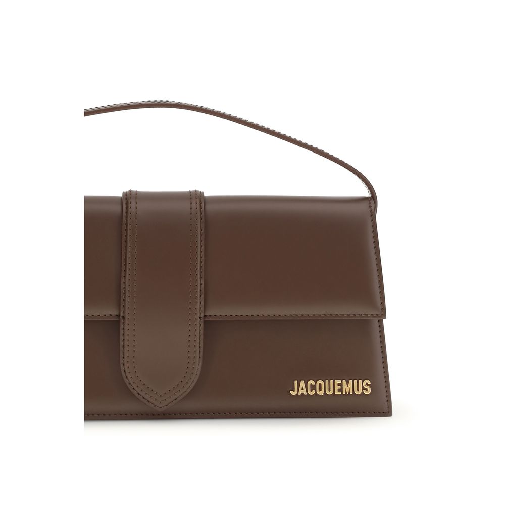 Bolso de Hombro Jacquemus Marrón de Piel de Becerro Bos Taurus