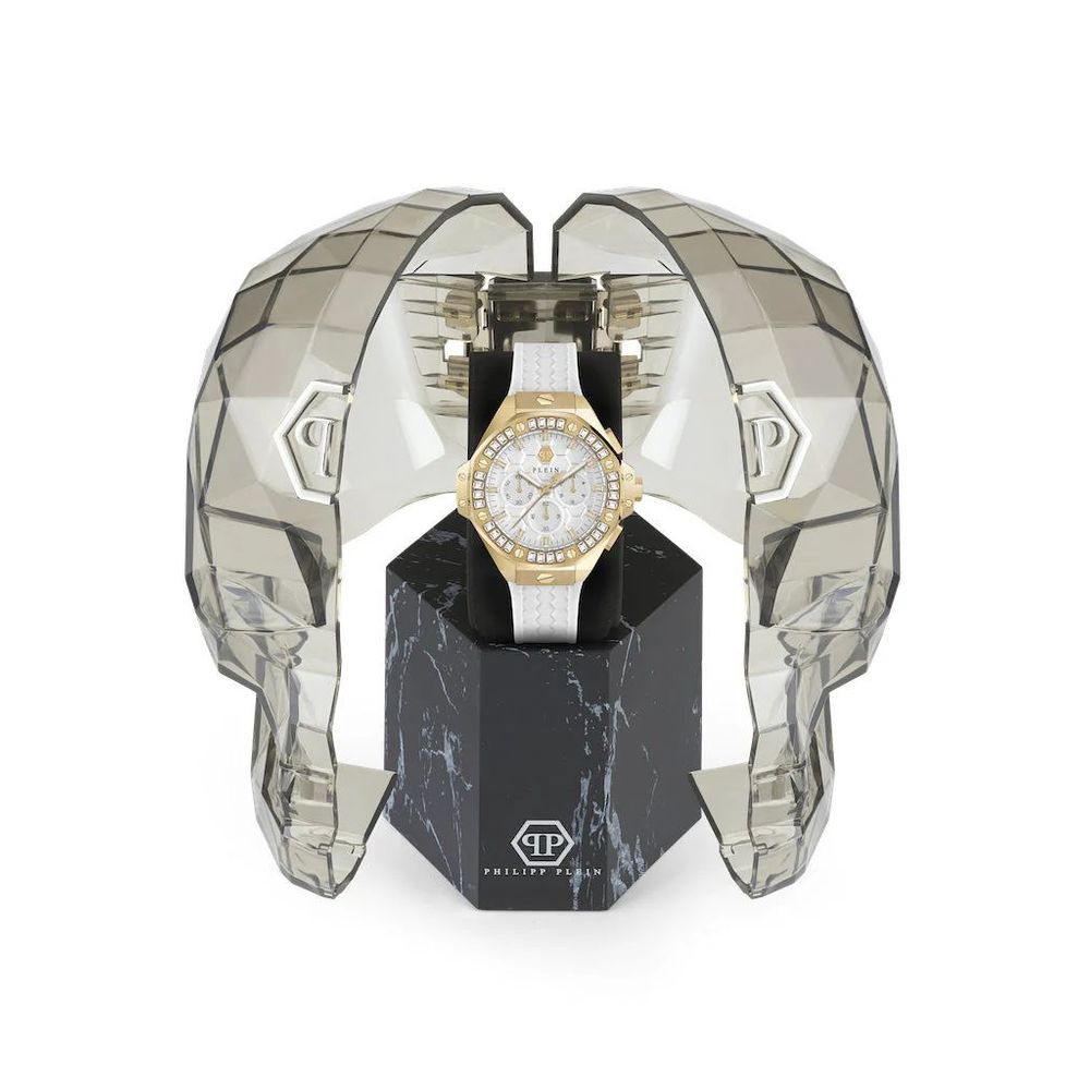 Philipp Plein White Synthetic Dress Watch