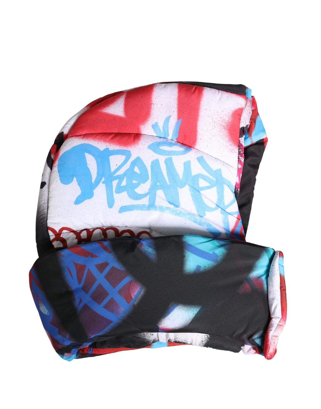 Dolce & Gabbana Multicolor Graffiti Whole Head Wrap Capello Hat