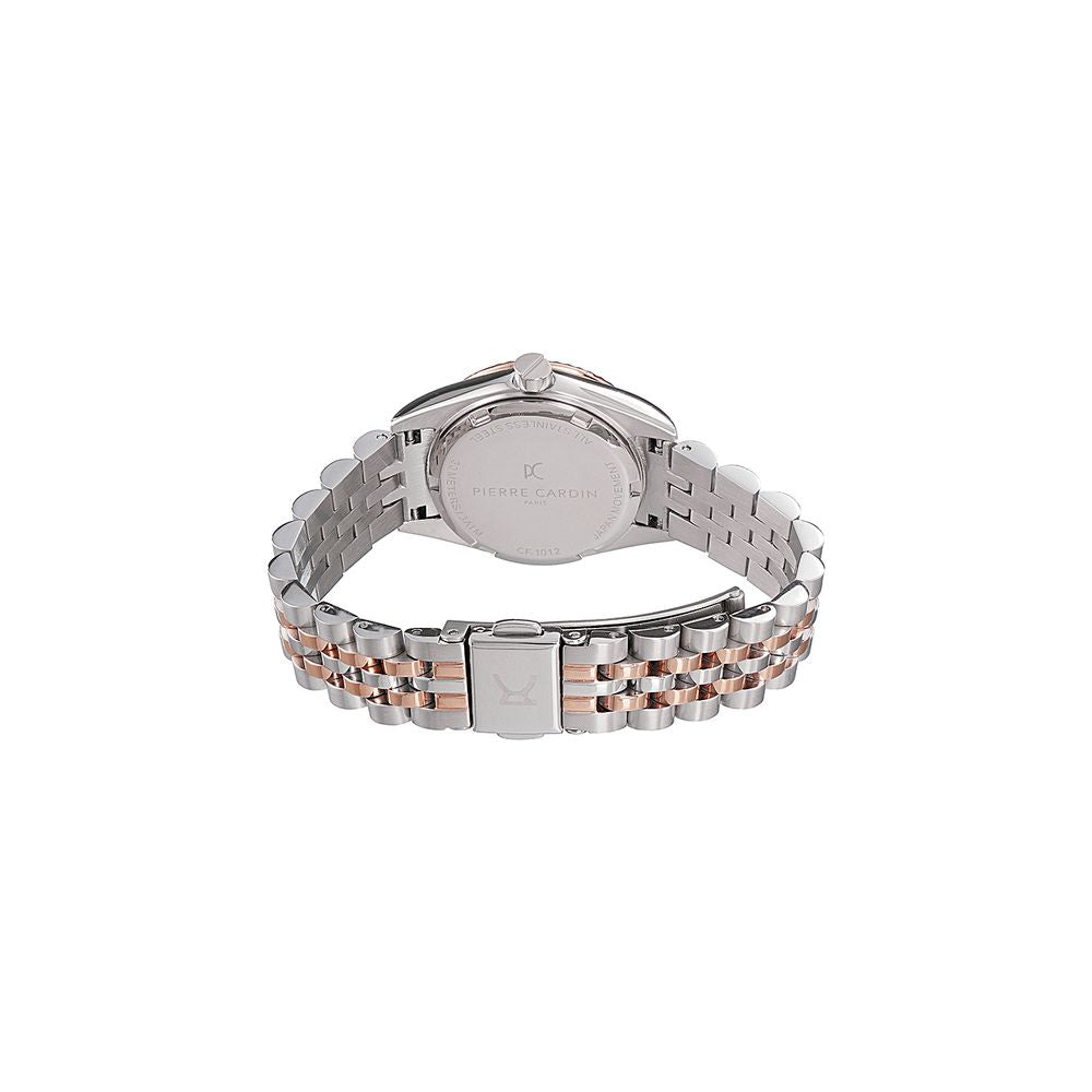 Reloj Pierre Cardin con brazalete gris de acero inoxidable