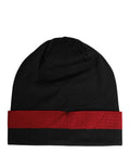 Dolce & Gabbana Black Cuffed "I'M THE ONLY PRINCE ROYAL" Beanie Hat