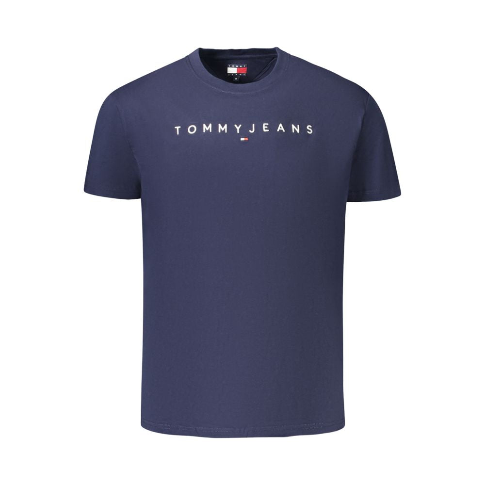 Camiseta de algodón azul Tommy Hilfiger para hombre