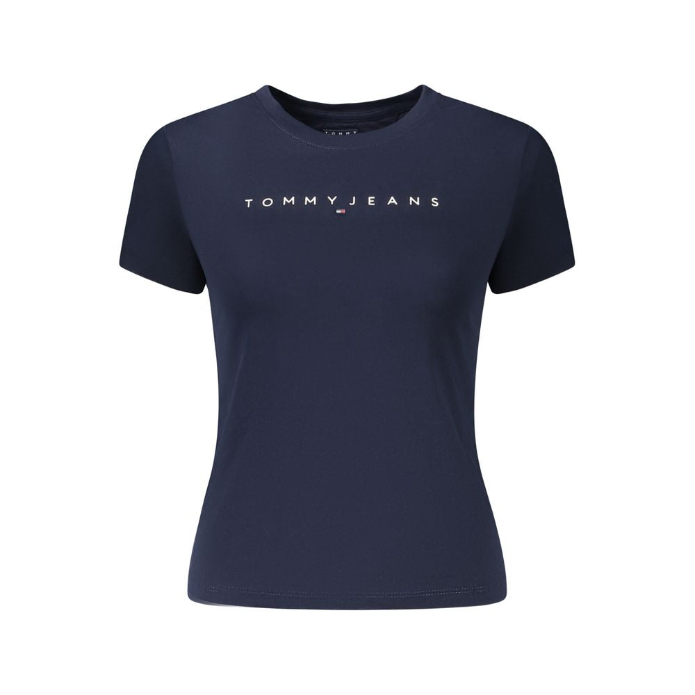 Camiseta Tommy Hilfiger de algodón azul para mujer