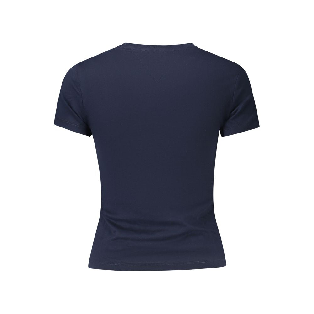 Camiseta Tommy Hilfiger de algodón azul para mujer