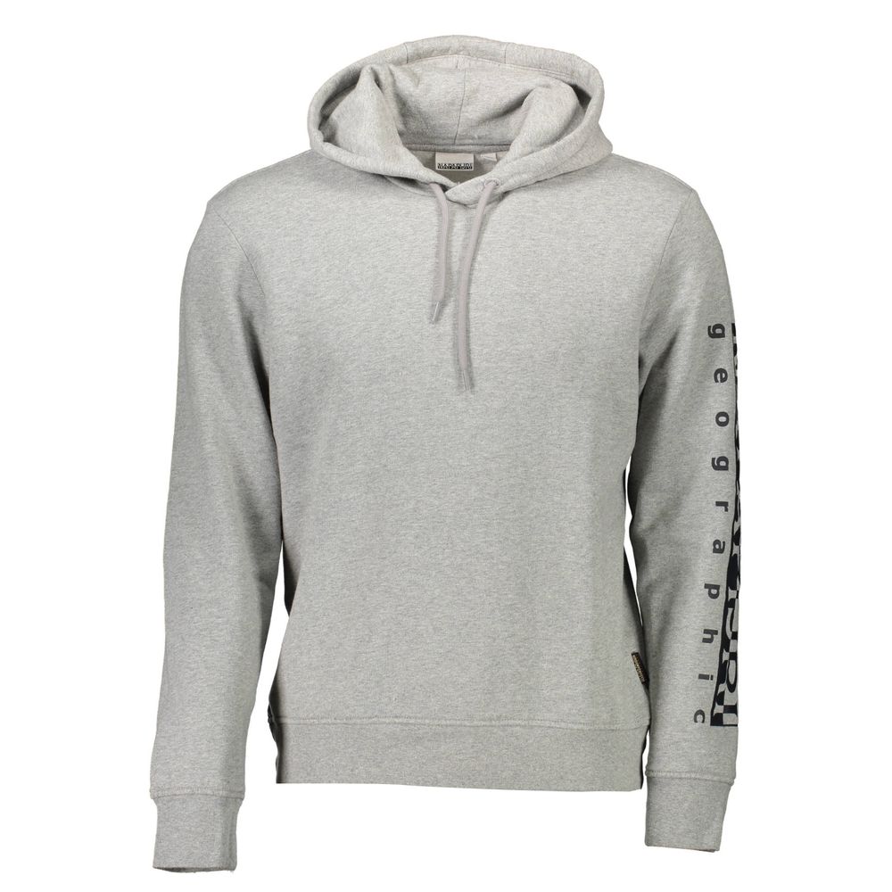 Suéter de hombre de algodón gris Napapijri