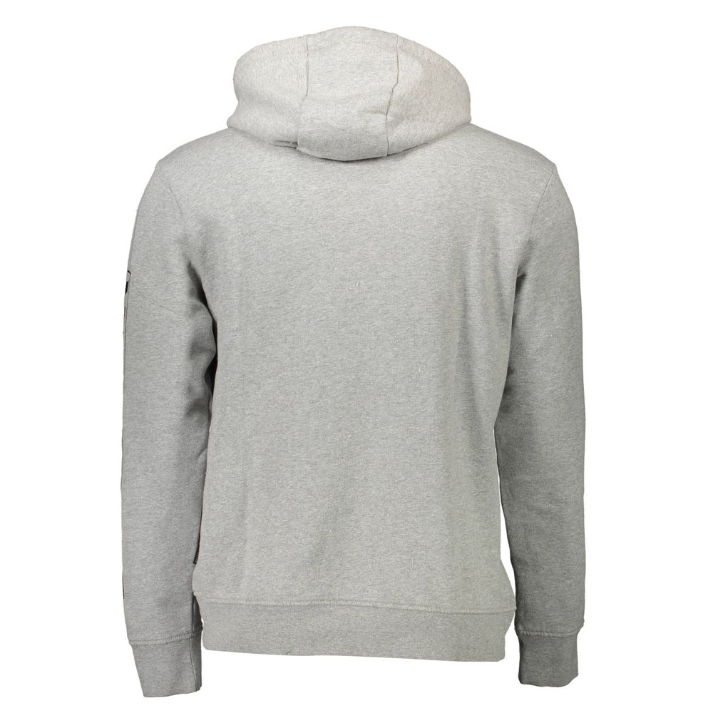 Suéter de hombre de algodón gris Napapijri
