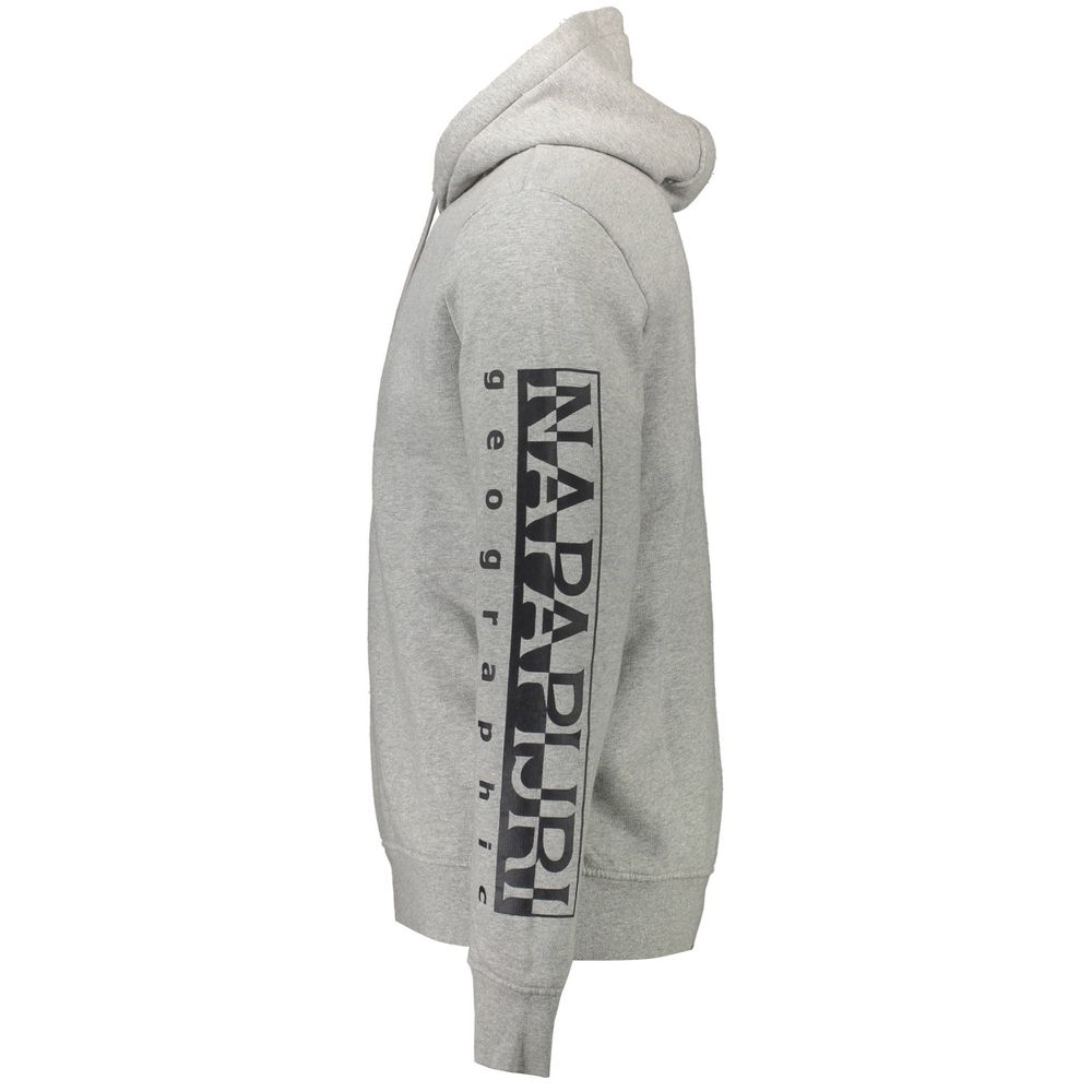 Suéter de hombre de algodón gris Napapijri