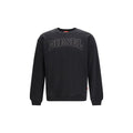 Sudadera de algodón negra Diesel