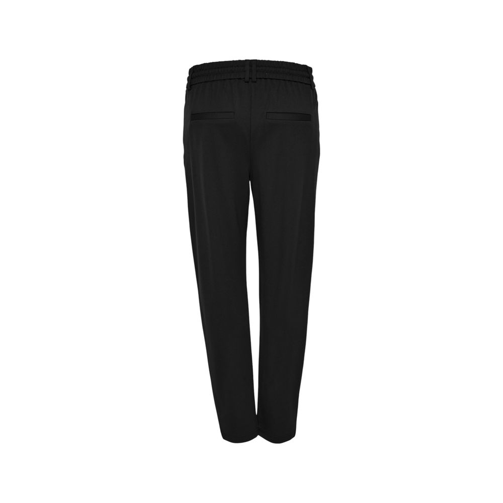 Sólo pantalones casuales de viscosa negros