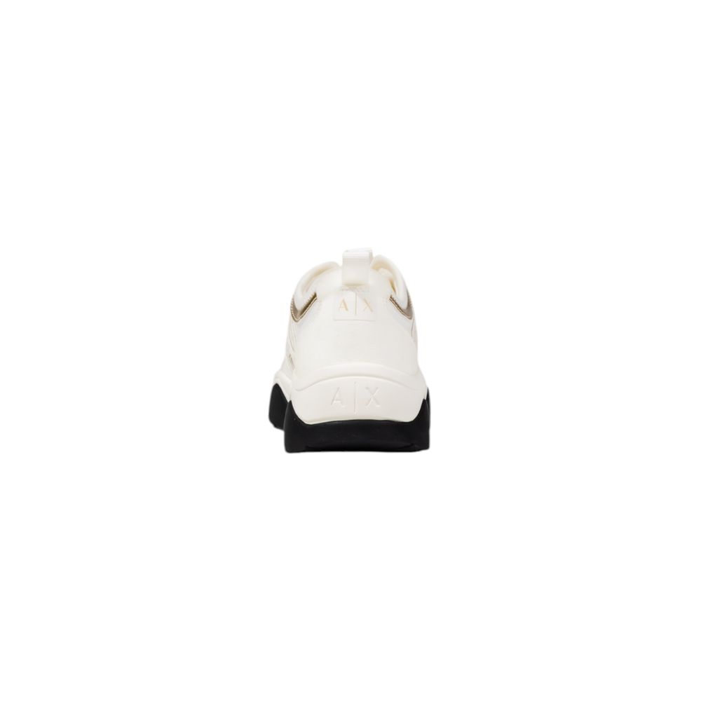 Armani Exchange White Polyester Athletic Sneakers