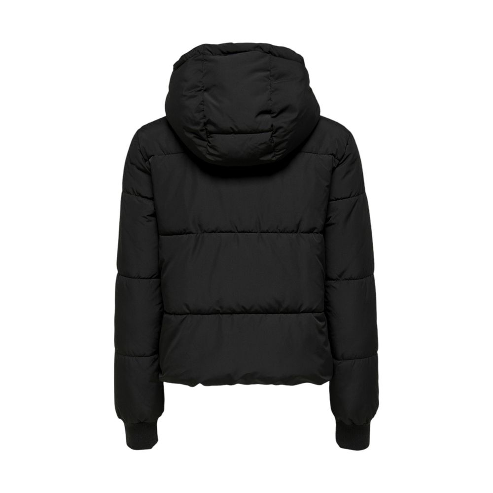 Jacqueline De Yong Black Polyester Shell Jacket