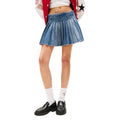 Minifalda de algodón reciclado azul Tommy Hilfiger Jeans