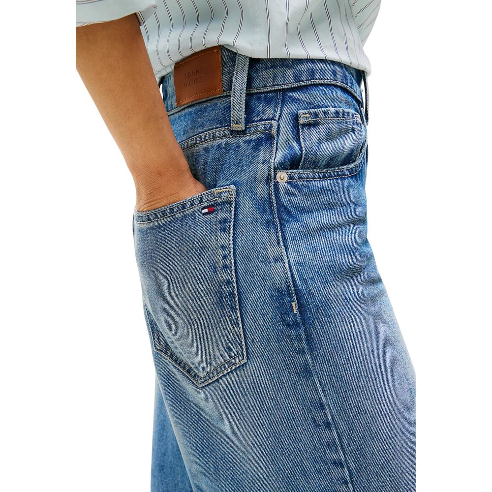 Tommy Hilfiger Blue Lyocell Bootcut Jeans