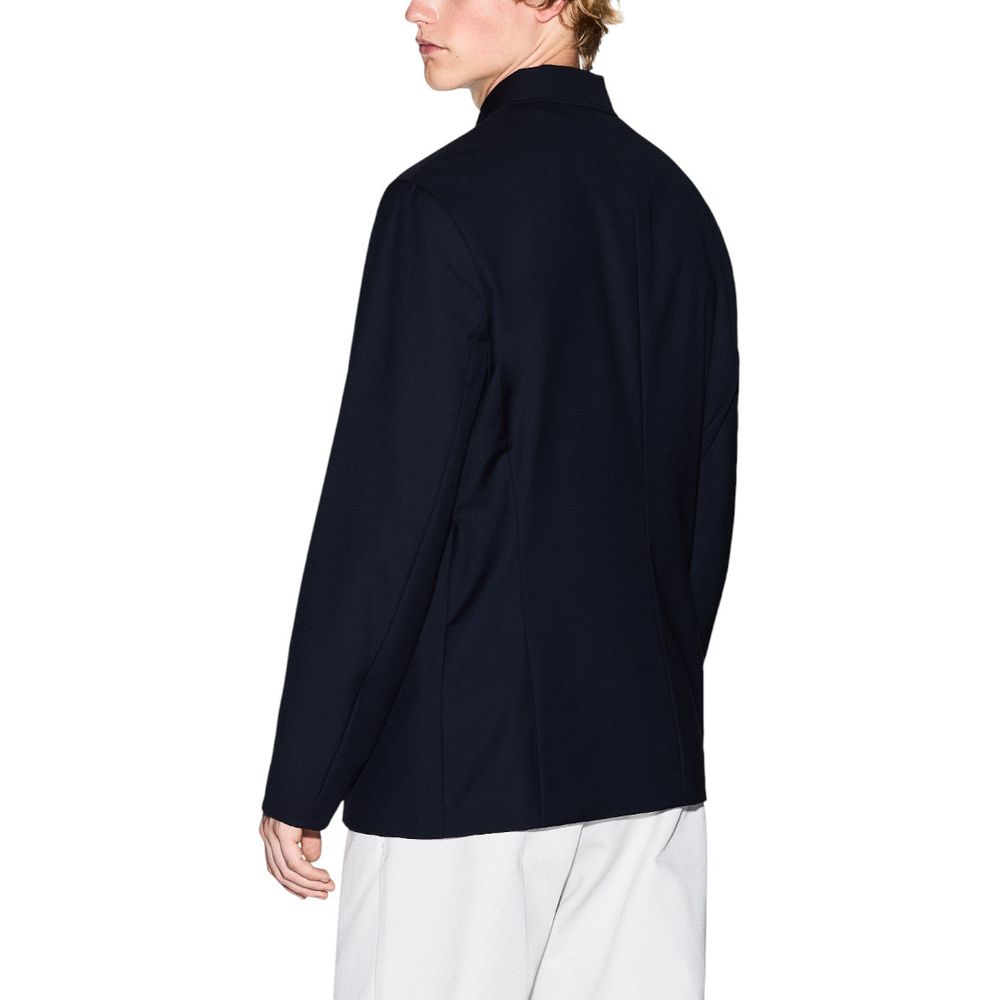 Armani Exchange Black Polyester Blazer