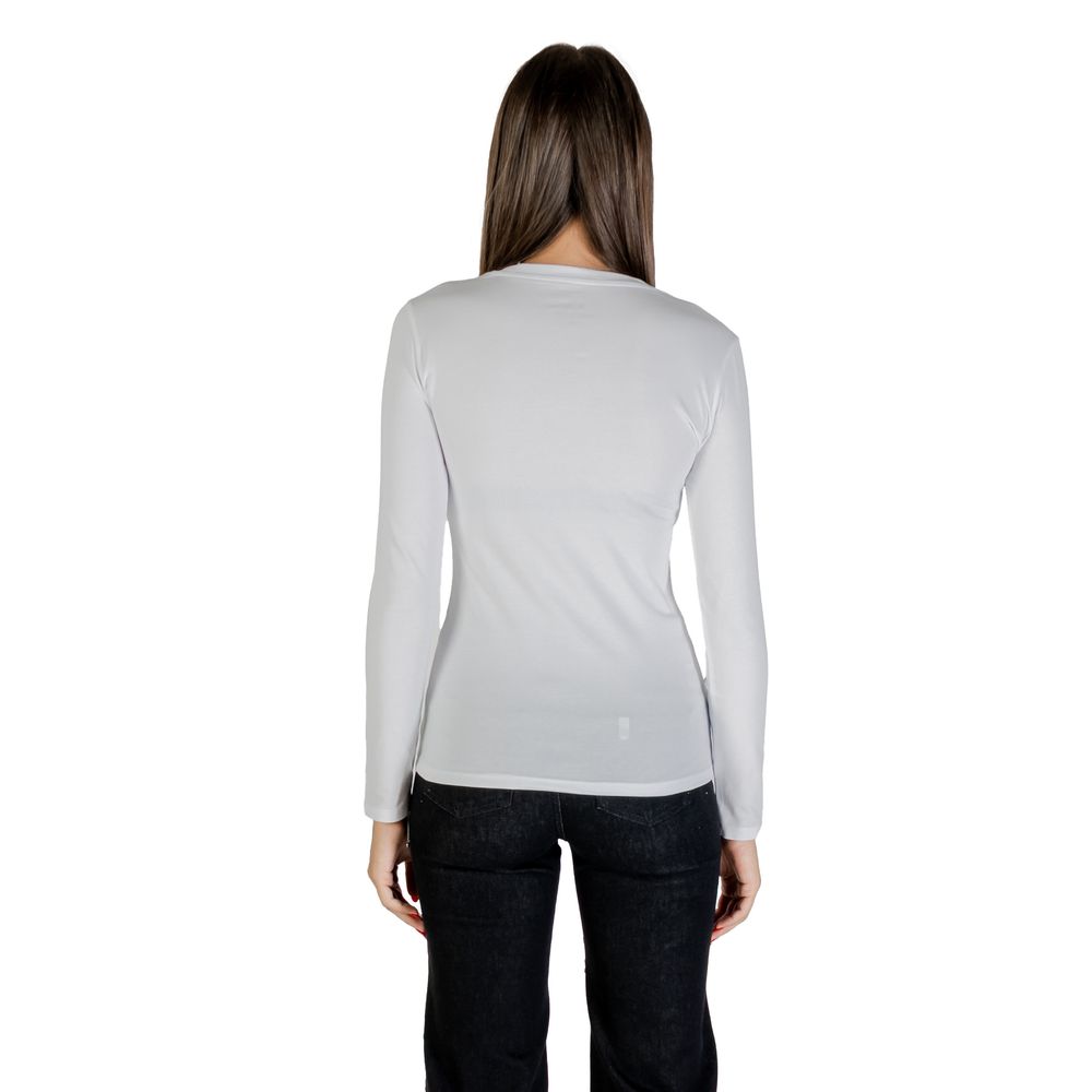 Armani Exchange White Cotton T-Shirt