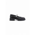 Calvin Klein Jeans Black Leather Platform Pumps
