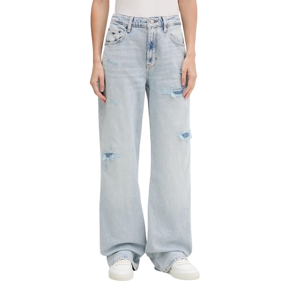 Tommy Hilfiger Jeans Vaqueros Mom de algodón reciclado azul claro