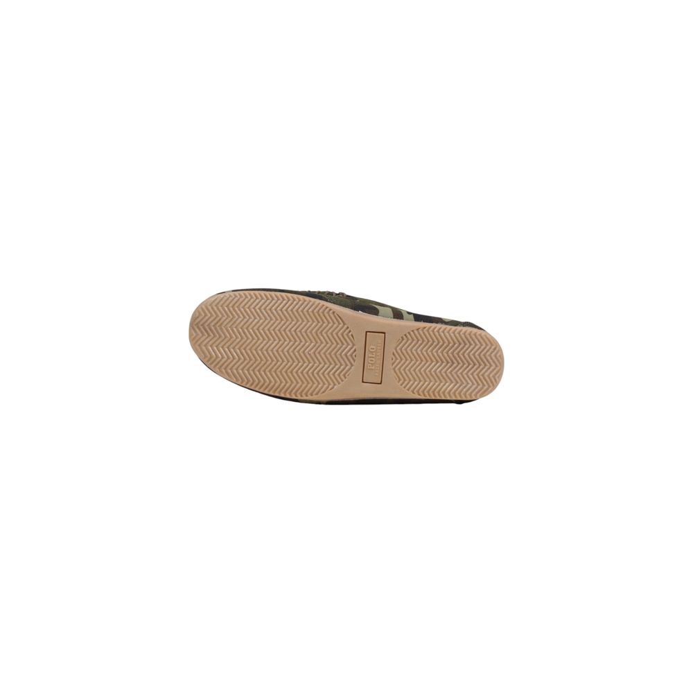 Ralph Lauren Green Textile Slippers