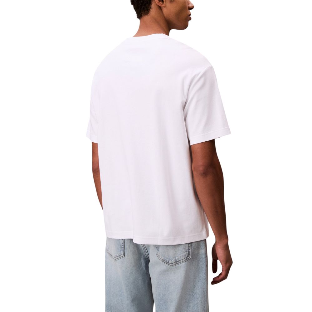 Calvin Klein White Cotton T-Shirt