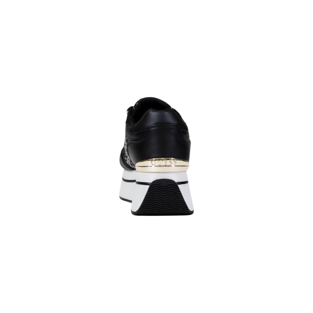 Guess Black Polyethylene Platform Sneakers
