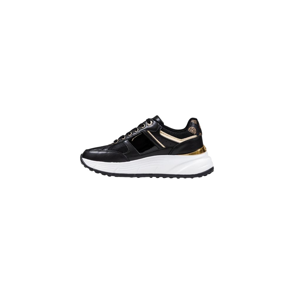 Zapatillas gruesas de polietileno negro Guess