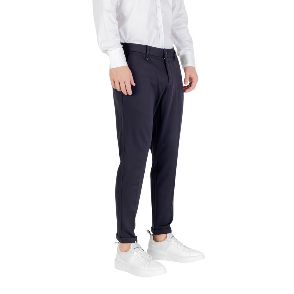 Antony Morato Blue Viscose Dress Pants