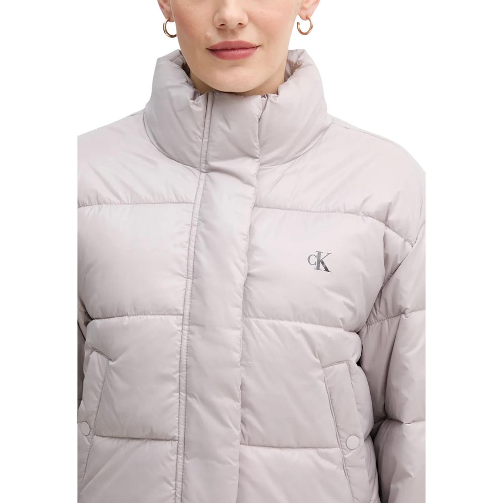 Calvin Klein Jeans Purple Polyamide Jackets And Coat