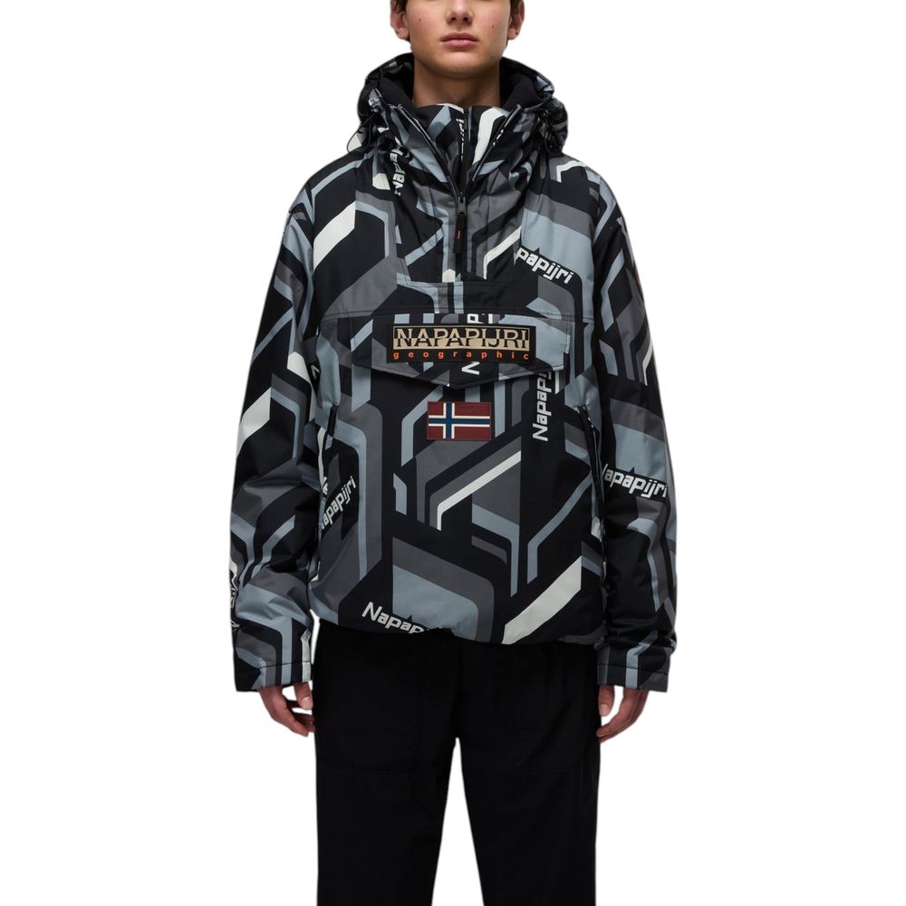 Napapijri Bicolor Recycled Polyester Shell Jacket