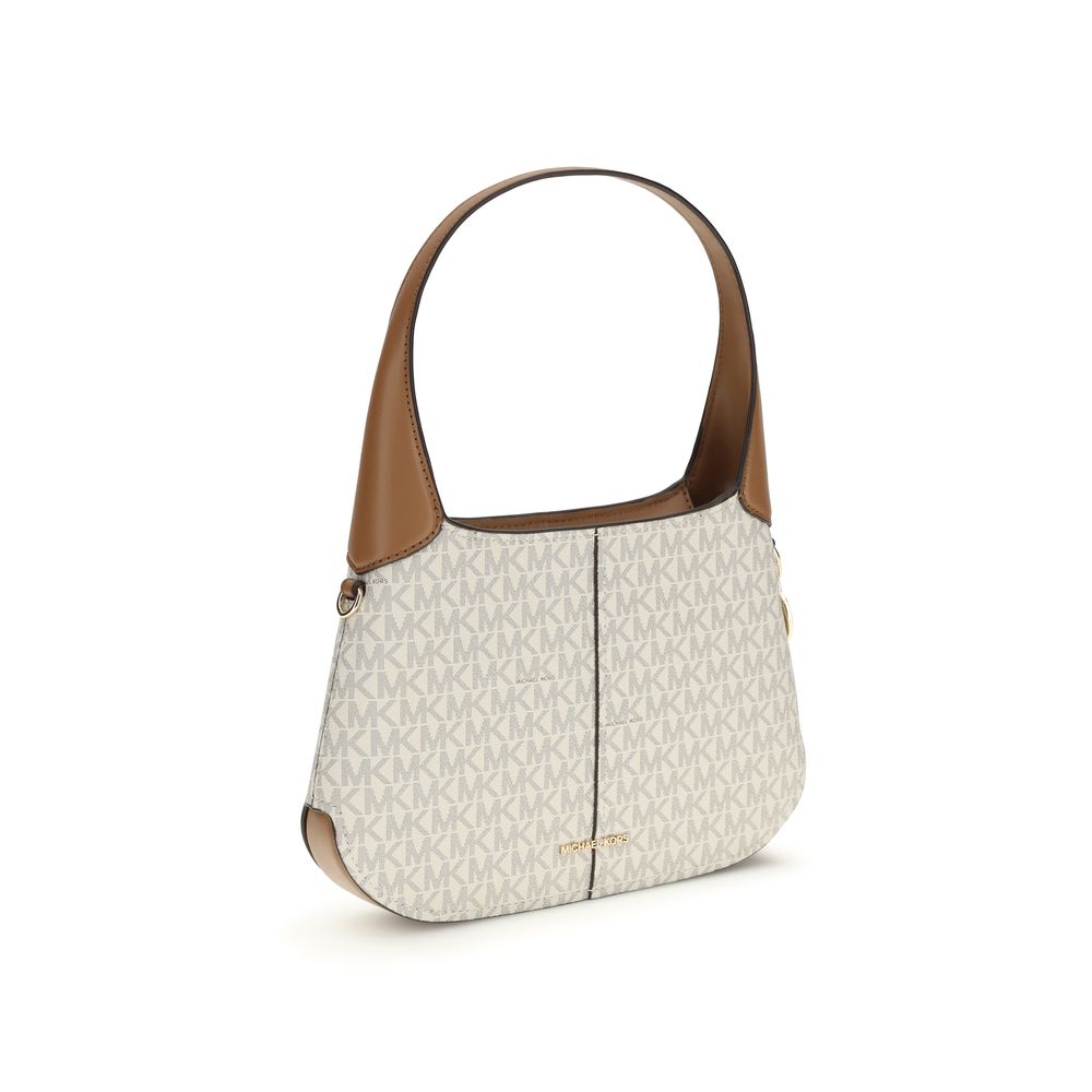 Bolso de hombro Michael Kors de algodón beige